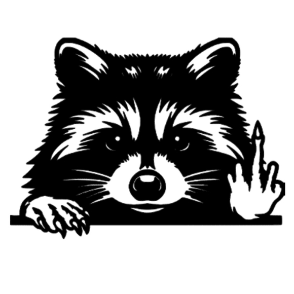 Hand Crafted Tops - Raccoon Handmade Tee